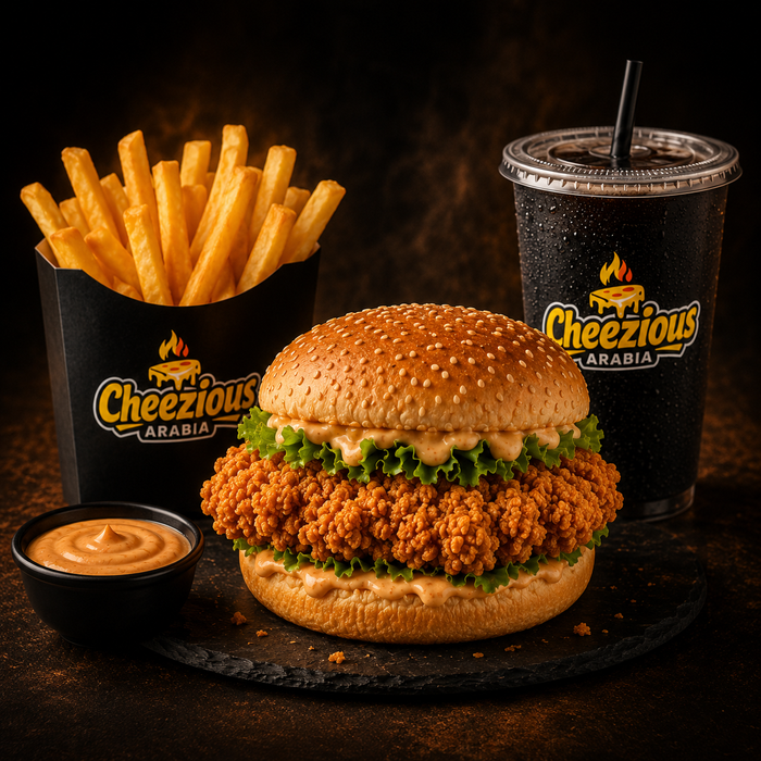 Crispy Chicken Burger Meal