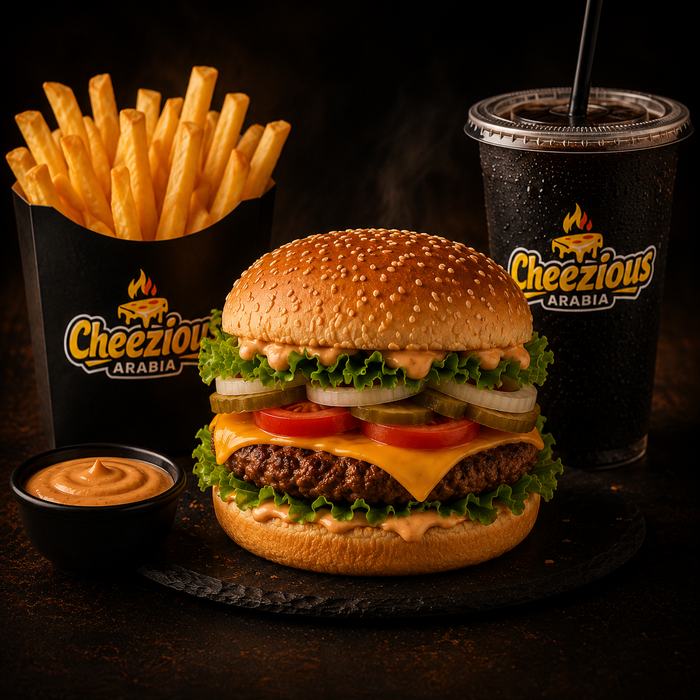 Beef Cheese Burger Meal